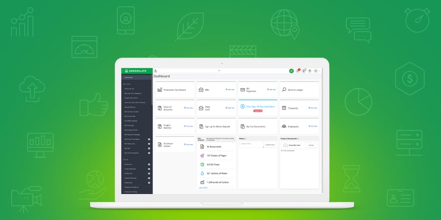 GreenSlate's all-in-one production accounting and payroll app