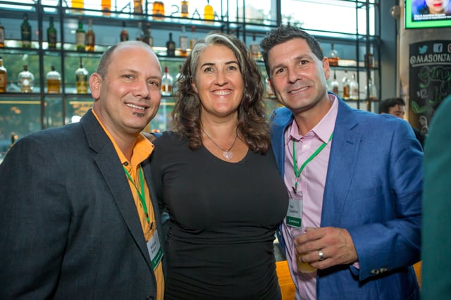 GreenSlate's Bill Baker, Claudine Marrotte, and GreenSlate's Paul Cosentino