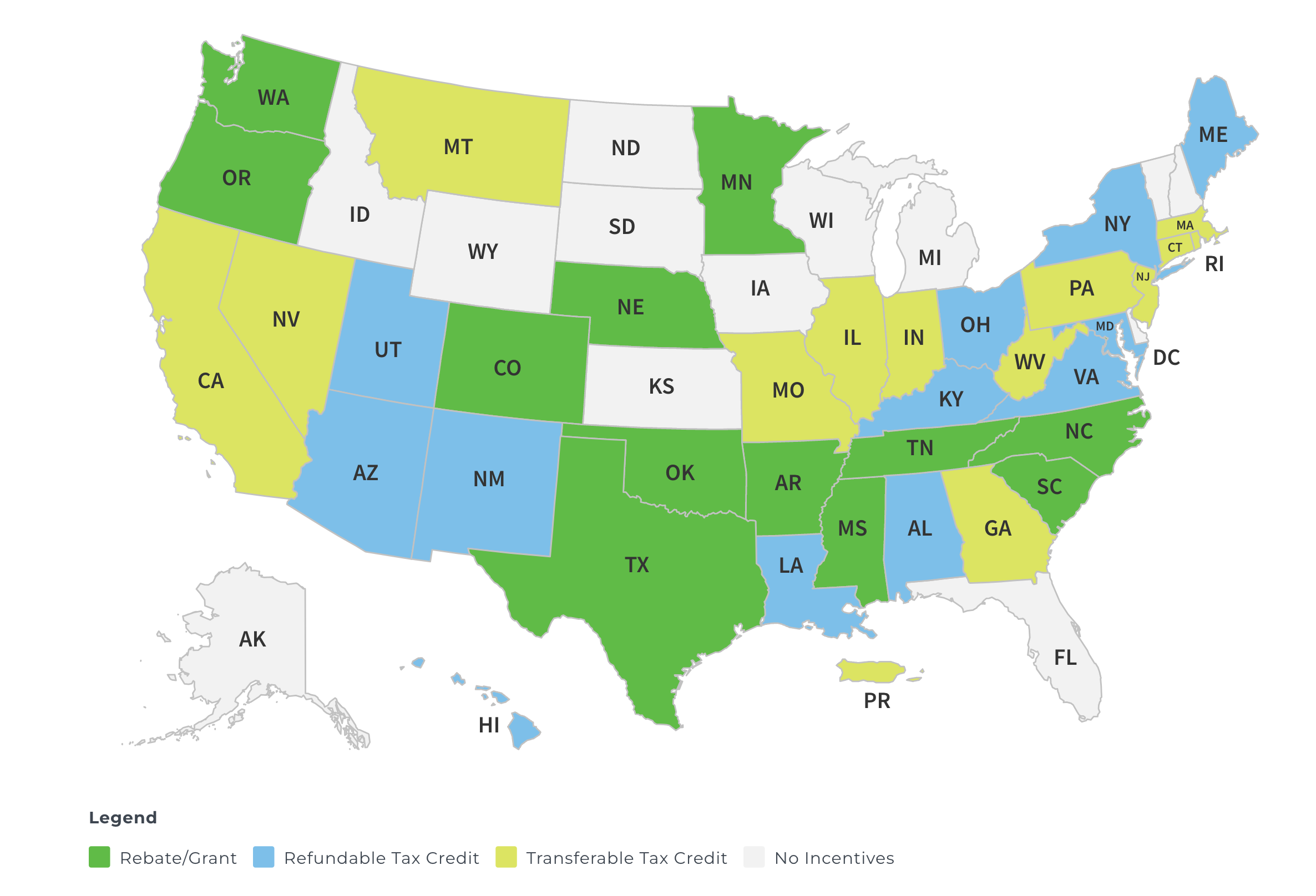 Tax Incentives Map